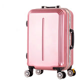 Aluminum Frame Trolley Luggage Male Female Bag Travel Universal Wheel Suitcase Luggage 20 24,High