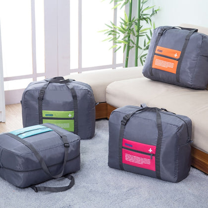 Okokc Fashion Waterproof Travel Bag Large Capacity Bag Women Oxford Folding Bag Unisex Luggage