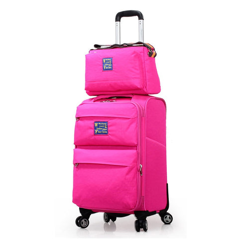 Ultra-Light Trolley Luggage Picture Box Large Capacity Universal Wheels Travel Luggage Bag,14