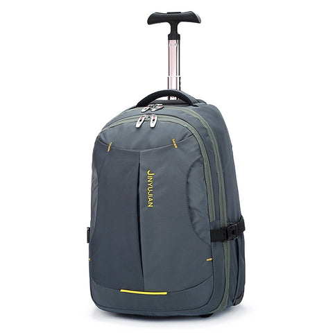 Letrend Large Capacity Oxford Travel Bag Men Password Rolling Luggage Men'S Backpack Suitcases