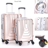 Travel Tale Simple Fashion Travel 20/24 Inches Pc Rolling Luggage Spinner Brand Travel Suitcase
