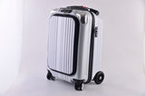 Travel Tale 21" 100% Pc Personality Cool Scooter Suitcase Carry On Spinner Wheel Multi-Function