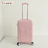 Hello Kitty Luggage Bag ,Women Suitcase,Fashion Abs Cartoon Travel Box,Rolling Carry On,Trolley