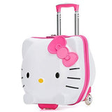Kids Rolling Luggage Bag,Children'S Hello Kitty Suitcase With Wheel,Child Trolley With Lock,Boy