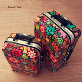 Dazzle Colour Fashion 20/24/28 Inch High Quality Abs+Pc Boarding Rolling Luggage Spinner Travel