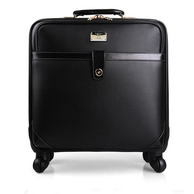 Travel Tale Business Affairs 100% Pvc Suitcase Carry On Spinner Wheel Travel Luggage