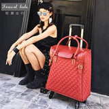 Travel Tale High Quality Fashion 18 Inch Waterproof Nylon Rolling Luggage Spinner Brand Travel