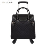 Travel Tale High Quality Fashion 18 Inch Waterproof Nylon Rolling Luggage Spinner Brand Travel