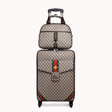 Travel Tale Fashion 16/20/24 Size 100%Pu Rolling Luggage Spinner Brand Travel Suitcase