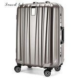 Travel Tale 20/24 Inches Pc Rolling Luggage Fashion Customs Lock Spinner Brand Business Travel