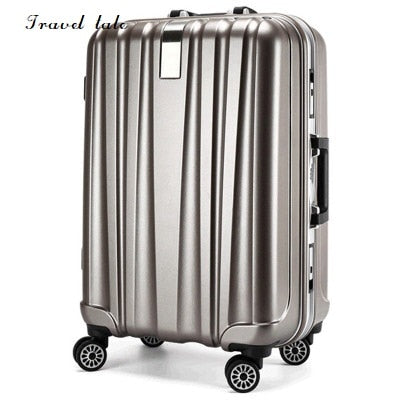 Travel Tale 20/24 Inches Pc Rolling Luggage Fashion Customs Lock Spinner Brand Business Travel