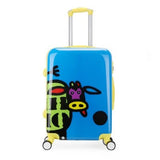 Travel Tale Personality Cartoon Pattern 20/24 Inch Rolling Luggage Spinner Brand Travel Suitcase