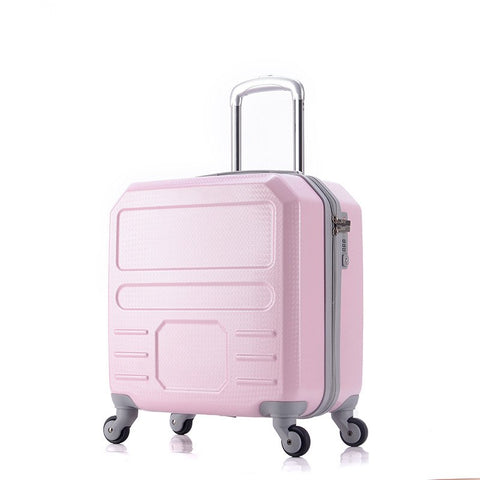 New Arriavl!Korea Fashion Lovely Abs+Pc Hardside Travel Luggage For Girl,16Inches Trolley