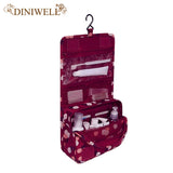 Diniwell Waterproof Polyester Travel Cosmetic Bag Cosmetic Bag Hanging Wash Bag Neutral Makeup