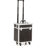 Aluminum Frame 4 Wheels Trolley Bag Makeup Box Beauty Case Travel Professional Makeup Suitcase