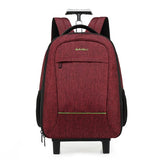 Baibu High Quality Waterproof Travel Trolley Backpack Luggage Bags Wheeled Carry-Ons Bags Large