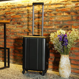 Y-Road Travel Trolley Luggage Suitcase 100% Aluminum Shell Case With Tsa Lock Hardside Rolling
