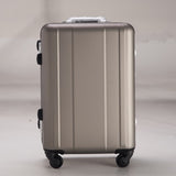 Y-Road Travel Trolley Luggage Suitcase 100% Aluminum Shell Case With Tsa Lock Hardside Rolling