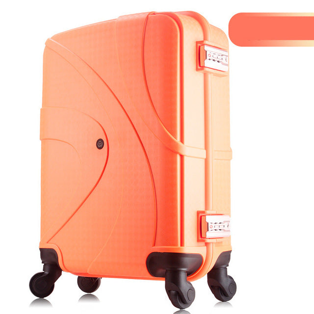 Letrend Rolling Luggage Spinner Men Business Password Trolley 20 Inch Carry On Women Suitcases