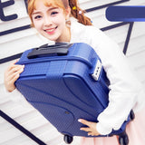 Letrend Rolling Luggage Spinner Men Business Password Trolley 20 Inch Carry On Women Suitcases