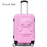 Travel Tale Super Cute, Fashionable 20"/24" Abs Rolling Luggage Spinner Brand Travel Suitcase