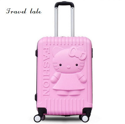 Travel Tale Super Cute, Fashionable 20"/24" Abs Rolling Luggage Spinner Brand Travel Suitcase