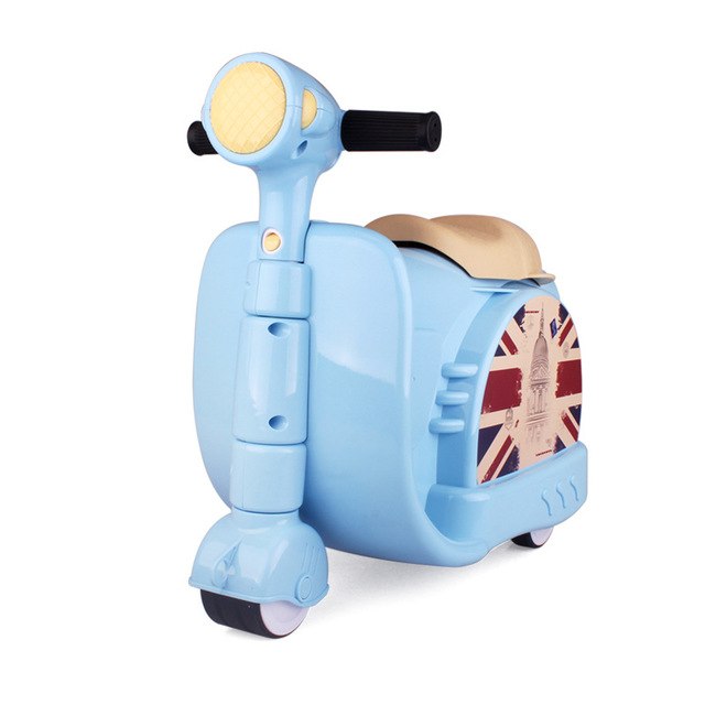 Letrend 14 Inch Cute Cartoon Rolling Luggage Spinner Children Suitcases Wheels Kids Cabin Trolley