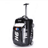 Travel Tale Cartoon Car  20 Inch Size Children Pc Rolling Luggage Spinner Brand Travel Suitcase