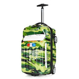 Travel Tale Cartoon Car  20 Inch Size Children Pc Rolling Luggage Spinner Brand Travel Suitcase