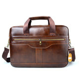 Aetoo Genuine Leather Genuine Leather Laptop Bag Handbags Cowhide Men Crossbody Bag Men'S Travel