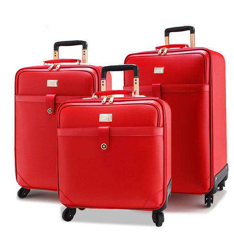 Married The Box Trolley Luggage Universal Wheels Travel Bag Female Red Suitcase Box Bride,High
