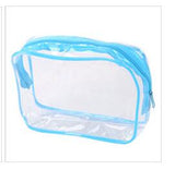 Etya Travel Pvc Cosmetic Bags Women Transparent Clear Zipper Makeup Bags Organizer Bath Wash Make