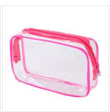 Etya Travel Pvc Cosmetic Bags Women Transparent Clear Zipper Makeup Bags Organizer Bath Wash Make