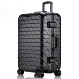 20'24'26'29' Aluminum Frame Rolling Luggage Spinner Travel Suitcase Original 3D Luggage Women