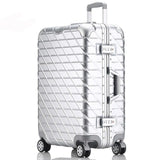 20'24'26'29' Aluminum Frame Rolling Luggage Spinner Travel Suitcase Original 3D Luggage Women