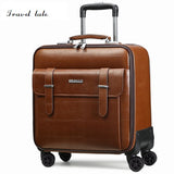 Travel Tale High Quality Fashion Business16/18/20Size 100%Pvc Rolling Luggage Spinner Brand