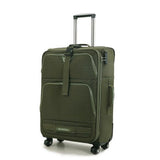 Letrend Men Oxford Rolling Luggage Spinner Business Trolley Women Multifunction Travel Bag 20