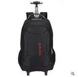 Travel Luggage Trolley Backpacks On Wheels Men Business Travel Trolley Bags Oxford Rolling