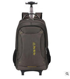 Travel Luggage Trolley Backpacks On Wheels Men Business Travel Trolley Bags Oxford Rolling