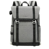 Bagsmart New Dslr Camera Backpack Retro Camera Bag Grey Travel Camera Backpack Photography Bag With