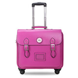 Drag Boxes Vintage Travel Bag Trolley Luggage Pu Pull Box Female Wear-Resistant Luggage Password
