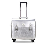 Drag Boxes Vintage Travel Bag Trolley Luggage Pu Pull Box Female Wear-Resistant Luggage Password