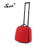 Luggage Trolley Luggage 16 One-Way Round Male Oxford Fabric Travel Bag Small Bag Female Small