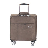 16 Inch Waterproof Oxford Suitcase Trolley Luggage Business Trolley Case Men'S Suitcase Women