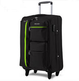 Universal Wheels Trolley Luggage Travel Bag Code Case Soft Box Luggage Bag 20 24 26 28