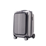 Letrend Skateboard Rolling Luggage Casters Men Business Trolley Suitcases Wheel Student Travel