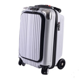 Letrend Skateboard Rolling Luggage Casters Men Business Trolley Suitcases Wheel Student Travel