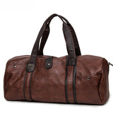 Leather Handbag Men Travel Bag Carry On Luggage Bags Men Duffel Bags Women Tote Portable Weekend