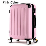 Wholesale!High Quality 20Inches Candy Color Abs Pc Travel Luggage Bags On Brake Universal