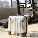Wholesale!18Inches Lovely Cartoon Abs Hardside Trolley Luggage Bag On Universal Wheels,Children